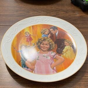 Shirley Temple vintage “Curly Top” collectible plate